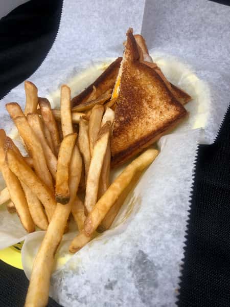 Kid's Grilled Cheese Sandwich with Fries