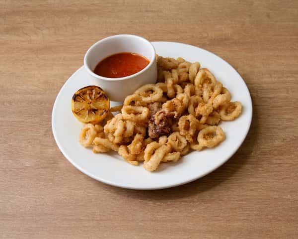 Hand Breaded Calamari served with our homemade marinara