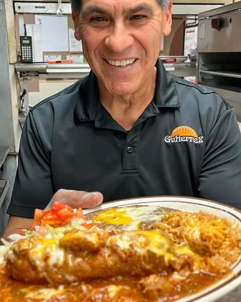 Enjoy the Pork Green-Chile Relleno !!! WE love what we do!!