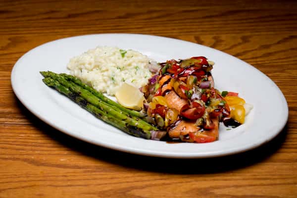 Grilled Salmon Balsamica