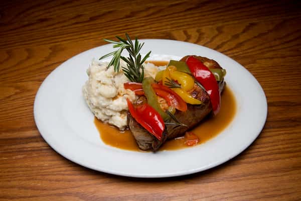 Nana's Pork Chops with Vinegar Peppers