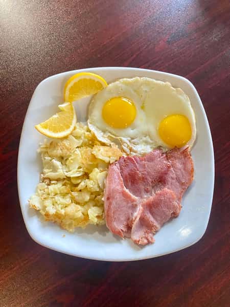 Two Eggs with Ham (Off the Bone)