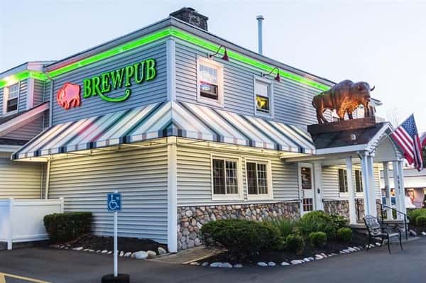 Outside the Buffalo Brew Pub