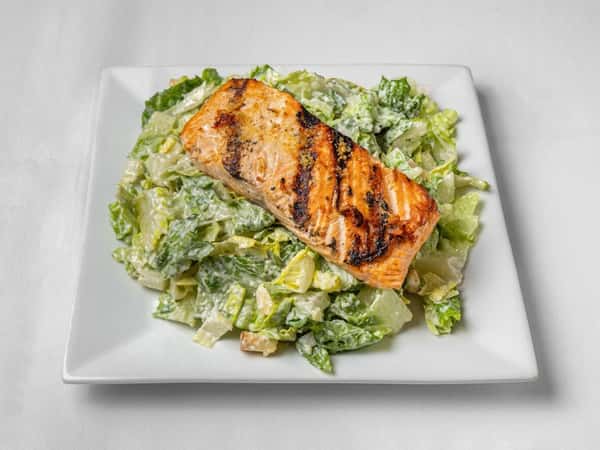 Caesar Salad With Salmon