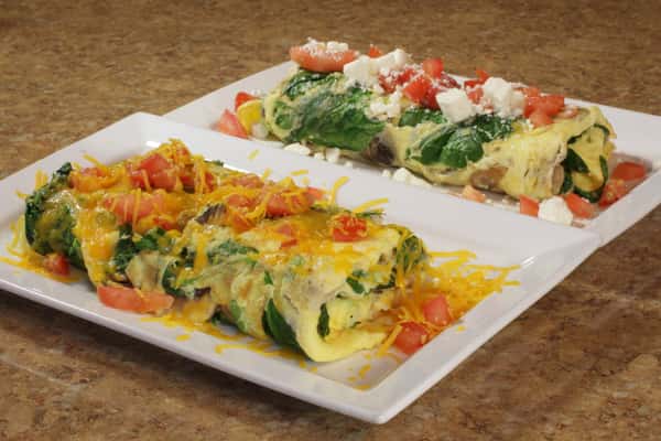 GREEK VEGGIE OMELETTE