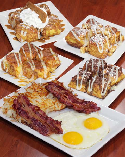 KRAVIN EGG COMBO-French Toast Squares