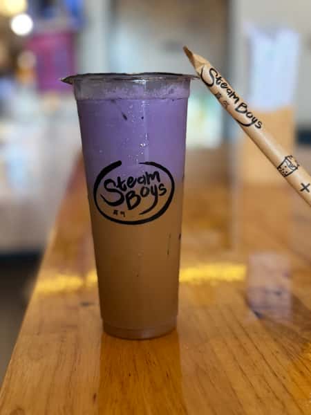 Vietnamese Ube Milk Coffee