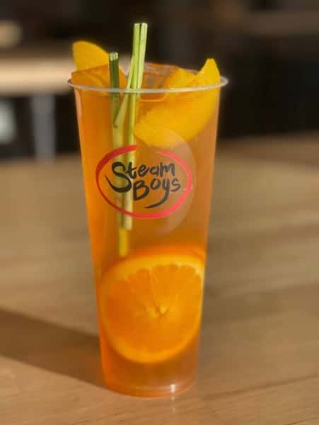 Orange Lemongrass Peach Tea 橙柠檬草桃茶