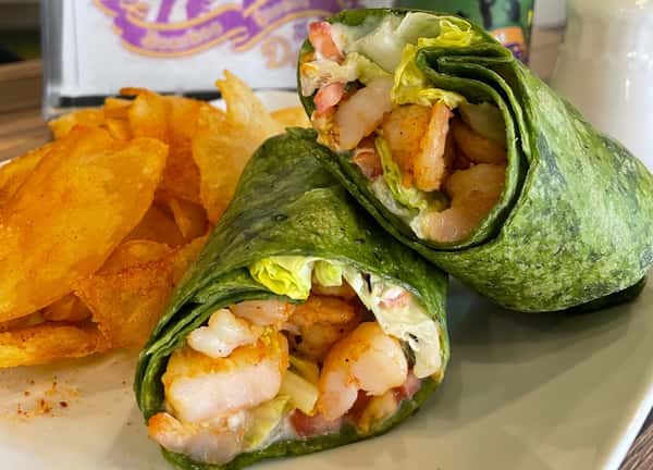 Boom Boom Shrimp Wrap