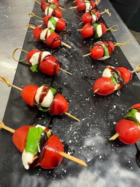 Caprese Skewers with Balsamic