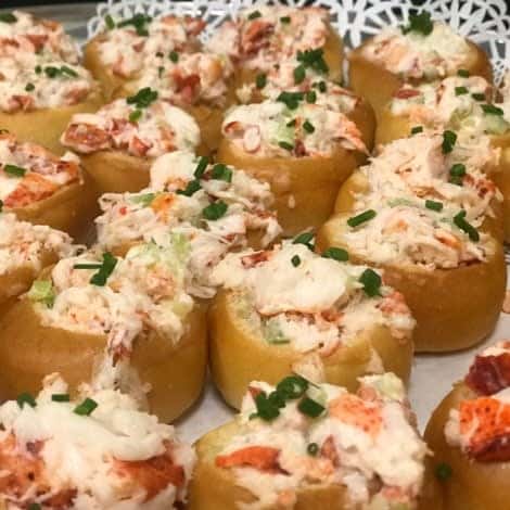 Mini Lobster Salad Brioche Bowls