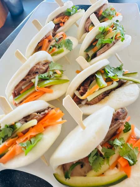 Korean Pork Bao Buns with Hoisin Sauce