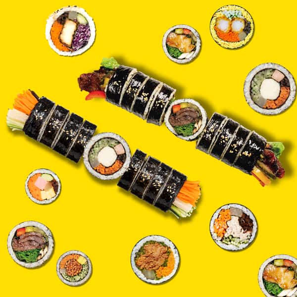 "Roll Your Way" -- Build Your Own Gimbap Platter (10 Rolls)