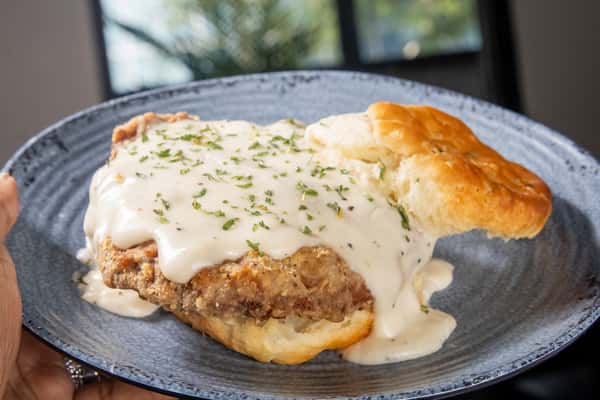 Country Fried steak Biscuit