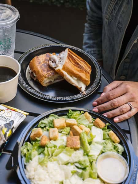 A sandwich, a salad, and a little time to enjoy it. 🥪🥗 Lunch at Henri’s just hits different.