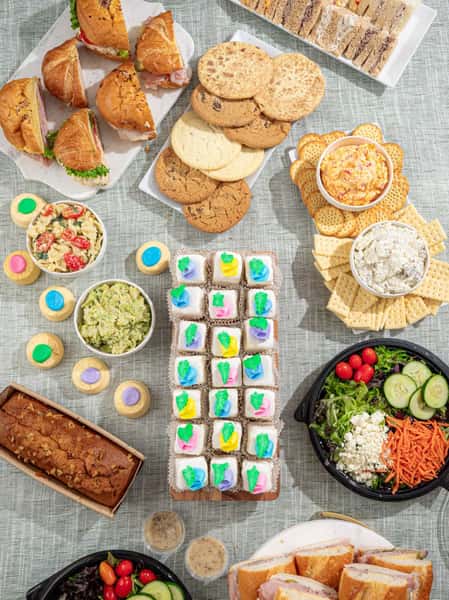 The secret to being the favorite house guest at the lake? Showing up with Henri’s catering boxes instead of a random bag of chips.

Platters, salads, bite-sized sandwiches, and enough sweets to keep everyone happy between boat runs.

Labor Day is sneaking up fast… so head to the link in our bio to get your orders in!