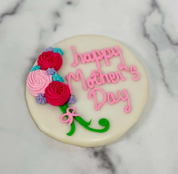 Poured Mother's Day Cookies