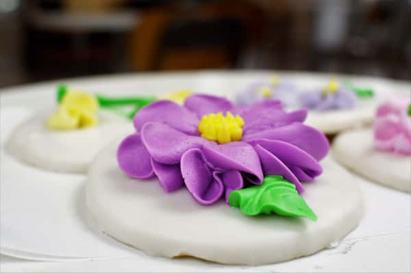 Poured Cookie - Flower_
