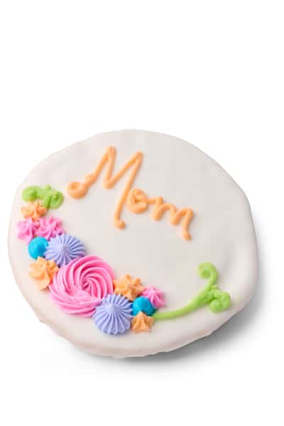 "Mom" Poured Mother's Day Cookies