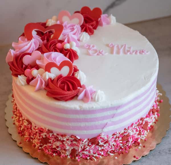 Cascading Hearts Cake - 8"
