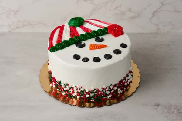 Snowman Cake