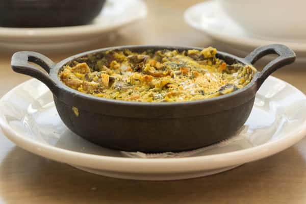Mushroom Gratin