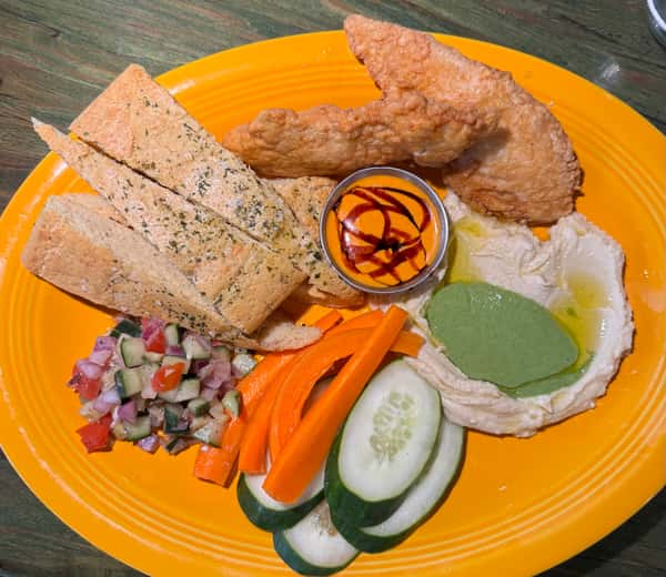 Fried Chicken and Hummus