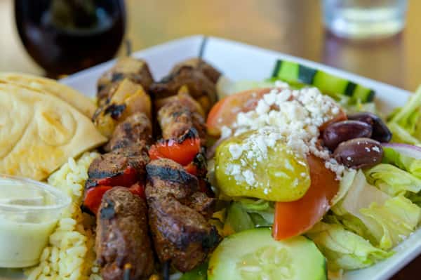 Lamb Kabob Platter