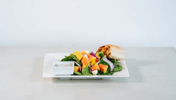 Spinach, Mango & Papaya Salad