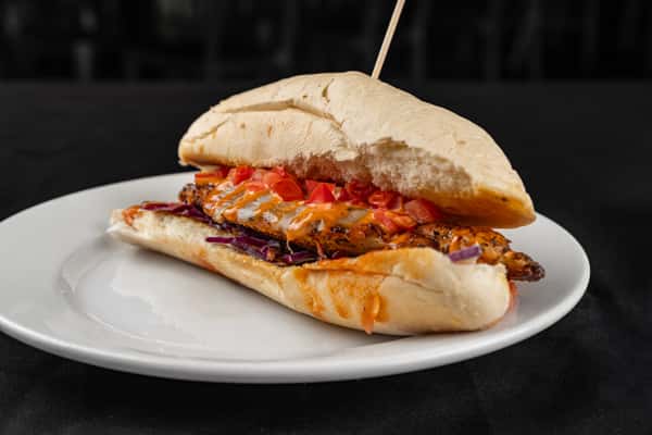 Blackened Redfish Po-Boy