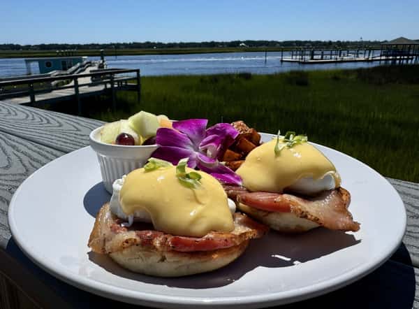 Pancetta Eggs Benedict