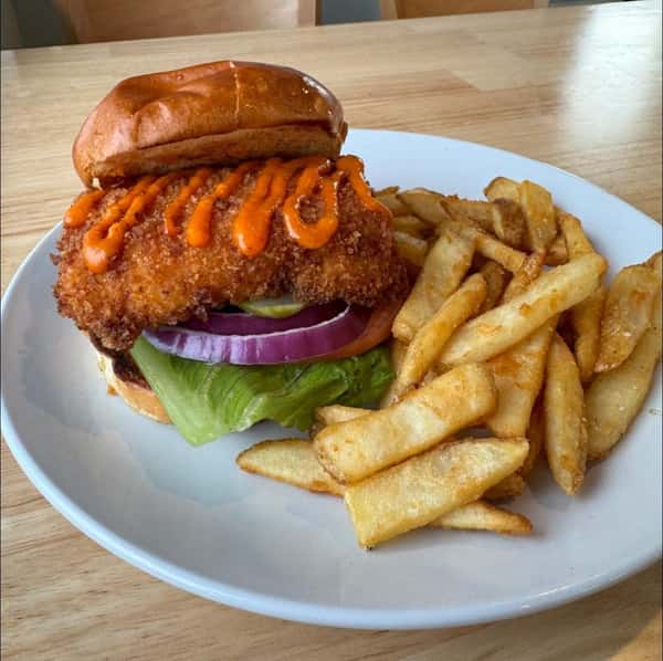 Coconut Crusted Mahi Burger