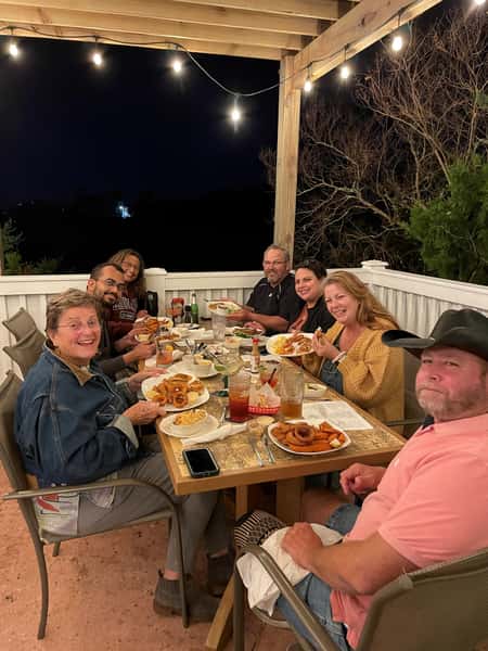 family at dinner
