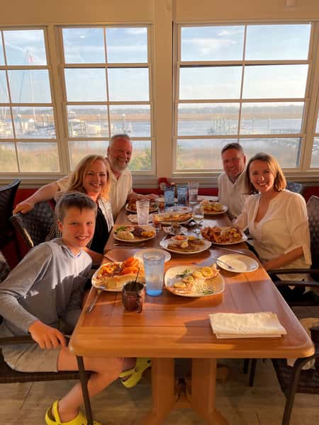 family at dinner