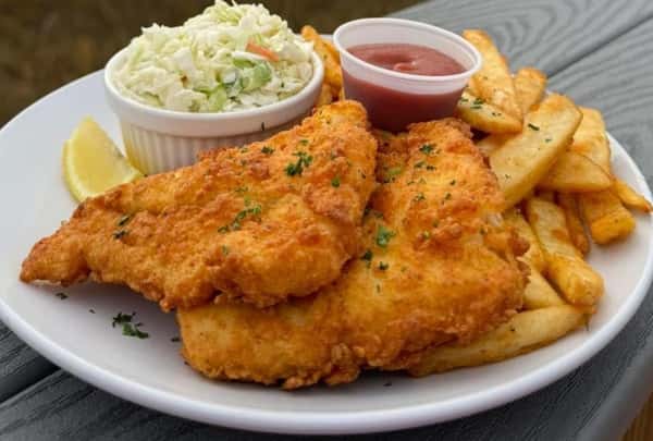 Flounder & Chips