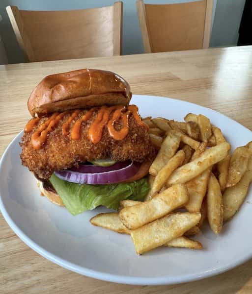 Coconut Crusted Mahi Sandwich