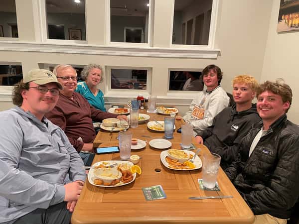 family at dinner