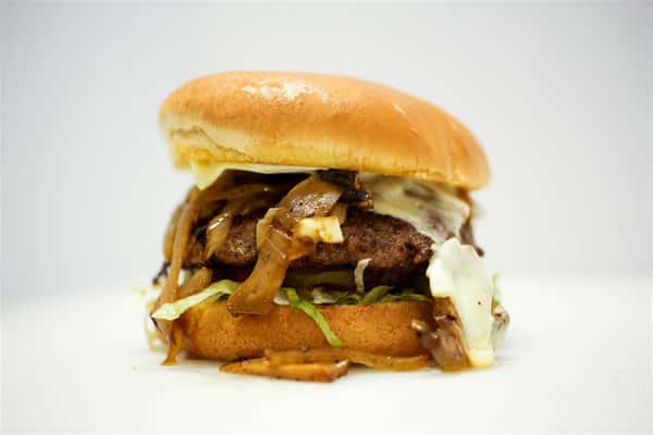  Sm Mushroom Swiss Burger