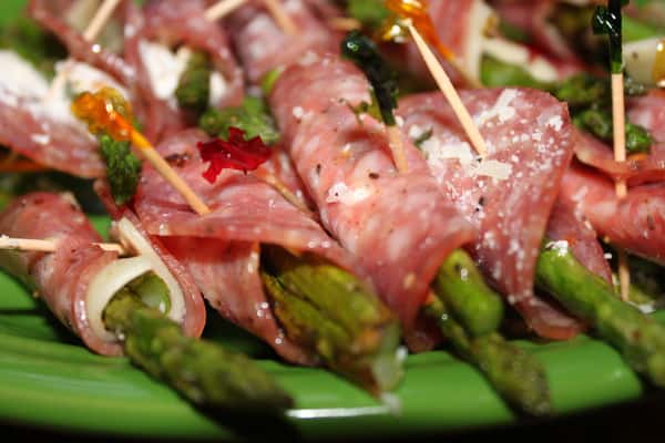 Salami Wrapped Asparagus