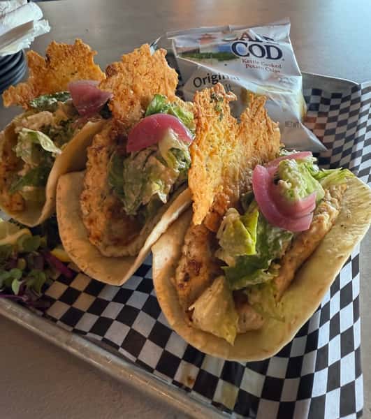 Caesar Smash Tacos