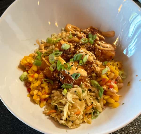 Honey Chipotle Shrimp Bowl