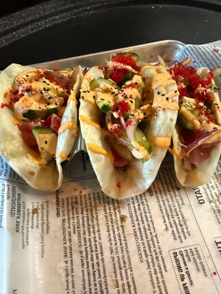 Firecracker Tuna Tacos