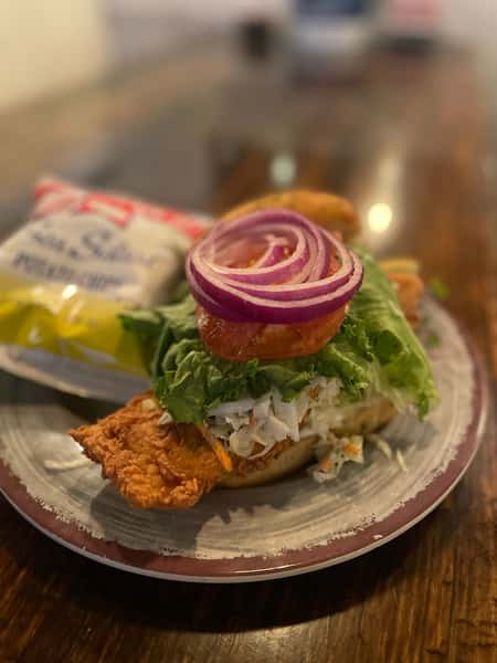 LN Fried Grouper Sandwich