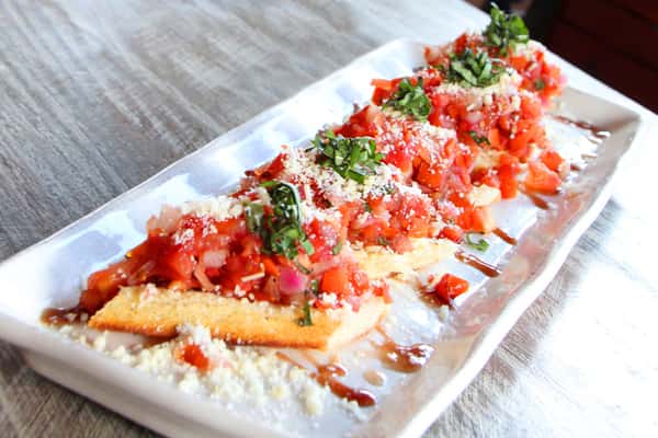 Tomato & Mozzarella Bruschetta