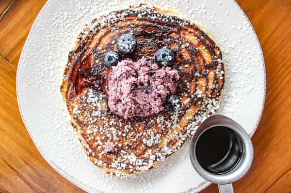 Single Blueberry Pancake