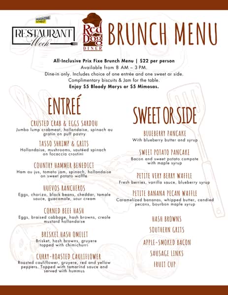 Red Dog Diner Brunch MSMA RW 2026