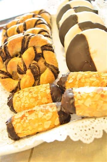 various tyles of pastries