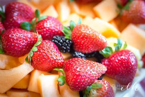 fresh fruit platter