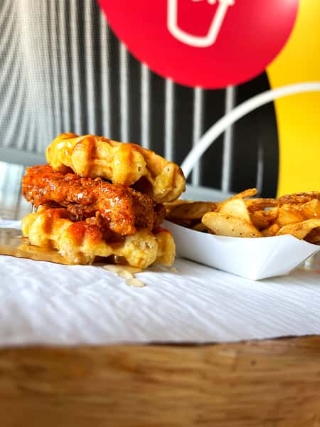 Hot honey burger
