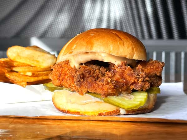 Burger close up